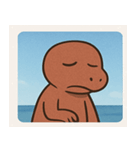 海の恐竜@SFW（個別スタンプ：21）