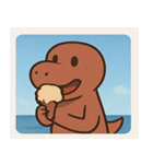 海の恐竜@SFW（個別スタンプ：24）