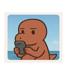 海の恐竜@SFW（個別スタンプ：27）