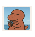 海の恐竜@SFW（個別スタンプ：31）