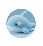 カラフルなシャチプレミアムカプセルトイ（個別スタンプ：15）