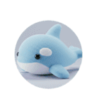 カラフルなシャチプレミアムカプセルトイ（個別スタンプ：19）