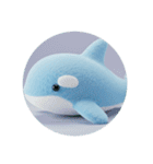カラフルなシャチプレミアムカプセルトイ（個別スタンプ：23）