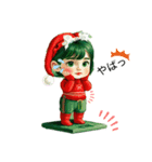 クリエイターyukieのスタンプ⑧女の子（個別スタンプ：1）