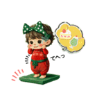 クリエイターyukieのスタンプ⑧女の子（個別スタンプ：2）