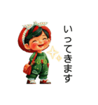 クリエイターyukieのスタンプ⑧女の子（個別スタンプ：3）