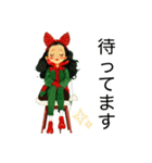 クリエイターyukieのスタンプ⑧女の子（個別スタンプ：6）