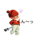 クリエイターyukieのスタンプ⑧女の子（個別スタンプ：10）