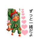 クリエイターyukieのスタンプ⑧女の子（個別スタンプ：14）