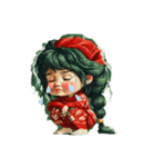 クリエイターyukieのスタンプ⑧女の子（個別スタンプ：17）