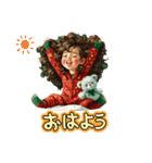 クリエイターyukieのスタンプ⑧女の子（個別スタンプ：20）