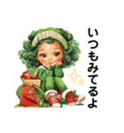 クリエイターyukieのスタンプ⑧女の子（個別スタンプ：24）