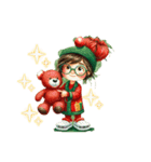 クリエイターyukieのスタンプ⑧女の子（個別スタンプ：26）