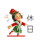 クリエイターyukieのスタンプ⑧女の子（個別スタンプ：28）