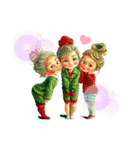 クリエイターyukieのスタンプ⑧女の子（個別スタンプ：30）