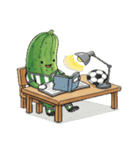 ベジタブルサッカー部(文字なし)（個別スタンプ：40）