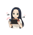 クリエイターyukieのスタンプ⑦女の子（個別スタンプ：9）