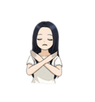 クリエイターyukieのスタンプ⑦女の子（個別スタンプ：11）