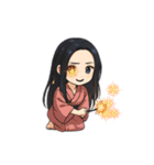 クリエイターyukieのスタンプ⑦女の子（個別スタンプ：16）