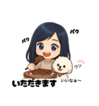 クリエイターyukieのスタンプ⑦女の子（個別スタンプ：33）