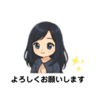 クリエイターyukieのスタンプ⑦女の子（個別スタンプ：40）