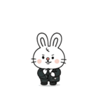 Blanc Bunny: ピュア表現（個別スタンプ：3）