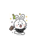Blanc Bunny: ピュア表現（個別スタンプ：4）