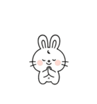 Blanc Bunny: ピュア表現（個別スタンプ：6）