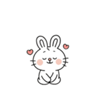 Blanc Bunny: ピュア表現（個別スタンプ：14）