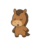 うしとウマ物語（個別スタンプ：16）