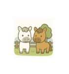 お馬ちゃんたちのスタンプ1（個別スタンプ：32）