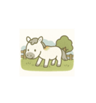 お馬ちゃんたちのスタンプ1（個別スタンプ：34）