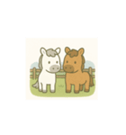 お馬ちゃんたちのスタンプ1（個別スタンプ：36）