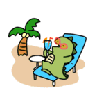 ゆっるい怪獣くん〜夏〜（個別スタンプ：17）