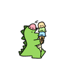 ゆっるい怪獣くん〜夏〜（個別スタンプ：32）