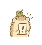 くるりハリネズミの毎日スタンプ（個別スタンプ：12）