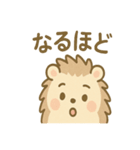 くるりハリネズミの毎日スタンプ（個別スタンプ：23）