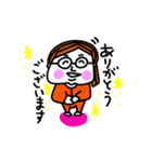 MEZ.ブスかわ女子.5（個別スタンプ：5）