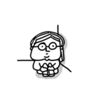 MEZ.ブスかわ女子.5（個別スタンプ：40）