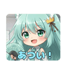 やっぱりちょっと眠たいみなみちゃん（個別スタンプ：15）