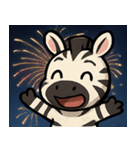 花火のシマウマ@SFW（個別スタンプ：1）