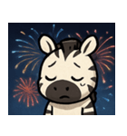花火のシマウマ@SFW（個別スタンプ：3）