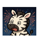 花火のシマウマ@SFW（個別スタンプ：8）