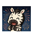 花火のシマウマ@SFW（個別スタンプ：10）