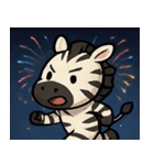 花火のシマウマ@SFW（個別スタンプ：13）