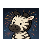 花火のシマウマ@SFW（個別スタンプ：18）