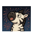 花火のシマウマ@SFW（個別スタンプ：19）