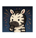 花火のシマウマ@SFW（個別スタンプ：23）