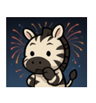 花火のシマウマ@SFW（個別スタンプ：24）