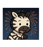 花火のシマウマ@SFW（個別スタンプ：25）